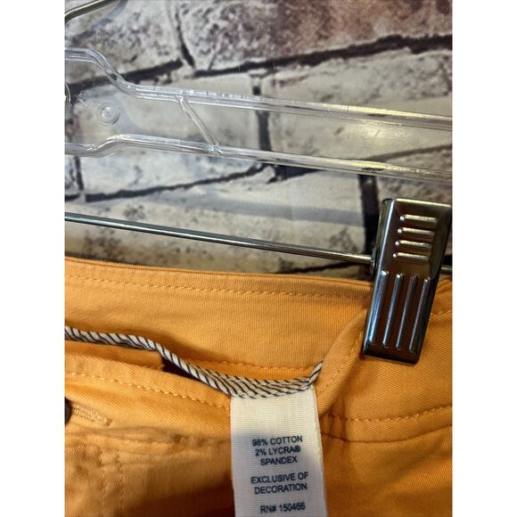 Orange Market & Spruce Low Rise Chino Short Shorts Women’s Size 2 - Picture 5 of 6